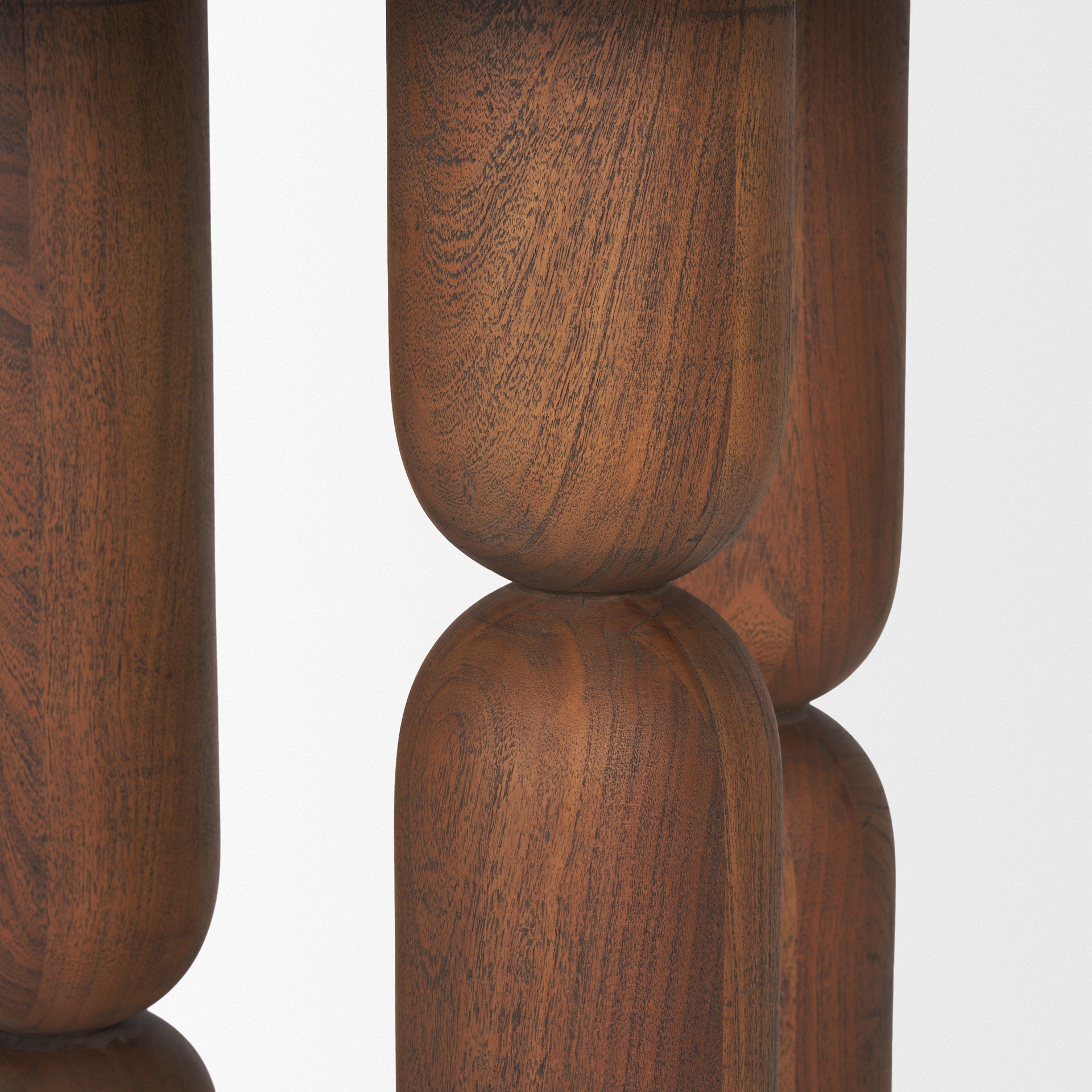 Mercana Sonel Pedestal Wooden Foyer Table