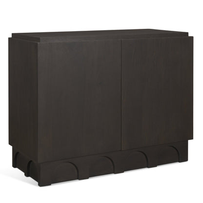 Wagner Wooden Arched Accent Cabinet