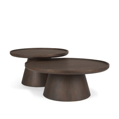 Takoda Wooden Nesting Coffee Table (set of 2)