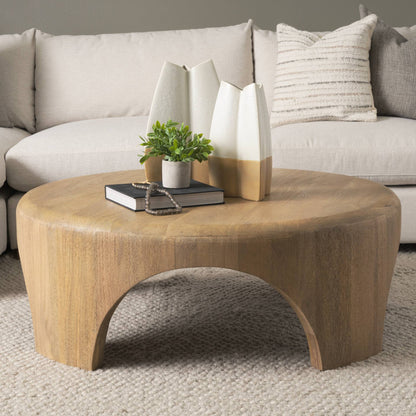 Mercana Shima Arched Legs Round Coffee Table