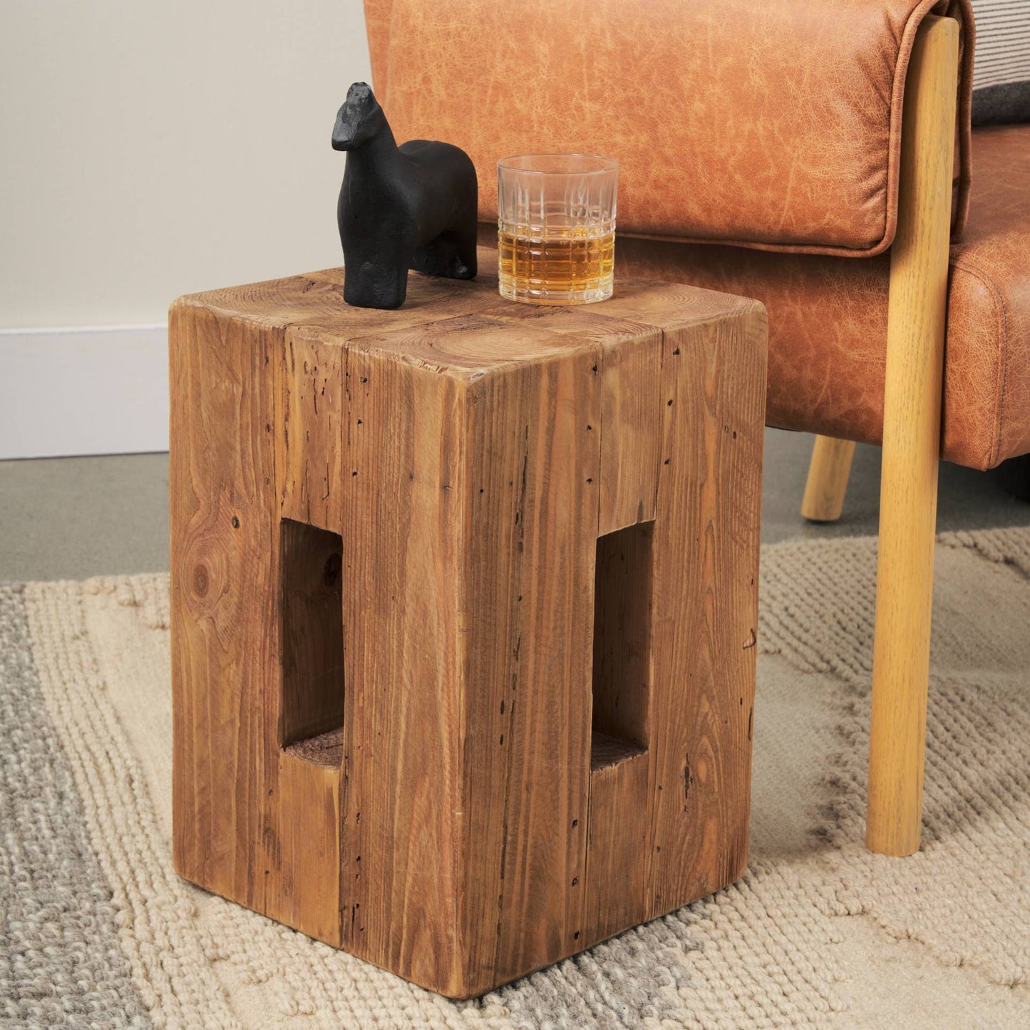 Mercana Waylen Natural Wooden Accent Table