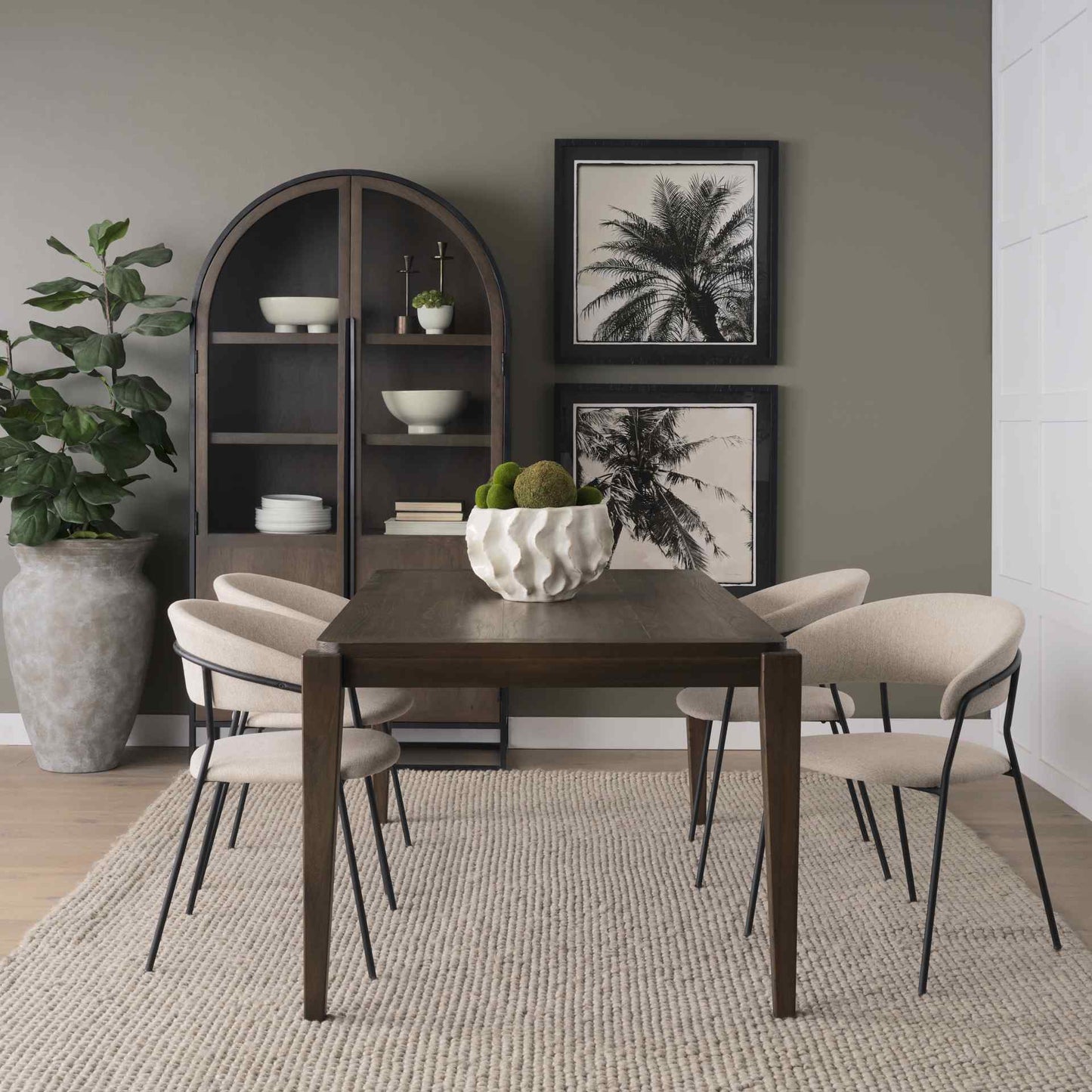 Mercana Teva Wood Rectangular Dining Table
