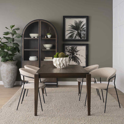 Mercana Teva Wood Rectangular Dining Table