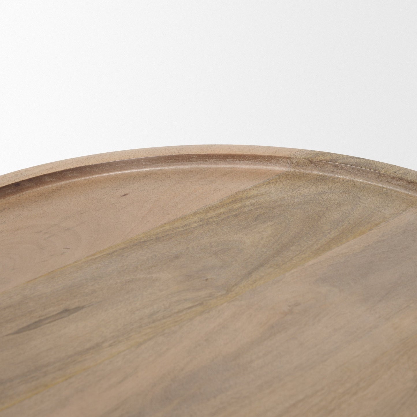 Mercana Takoda Wood Tapered Drum Accent Table