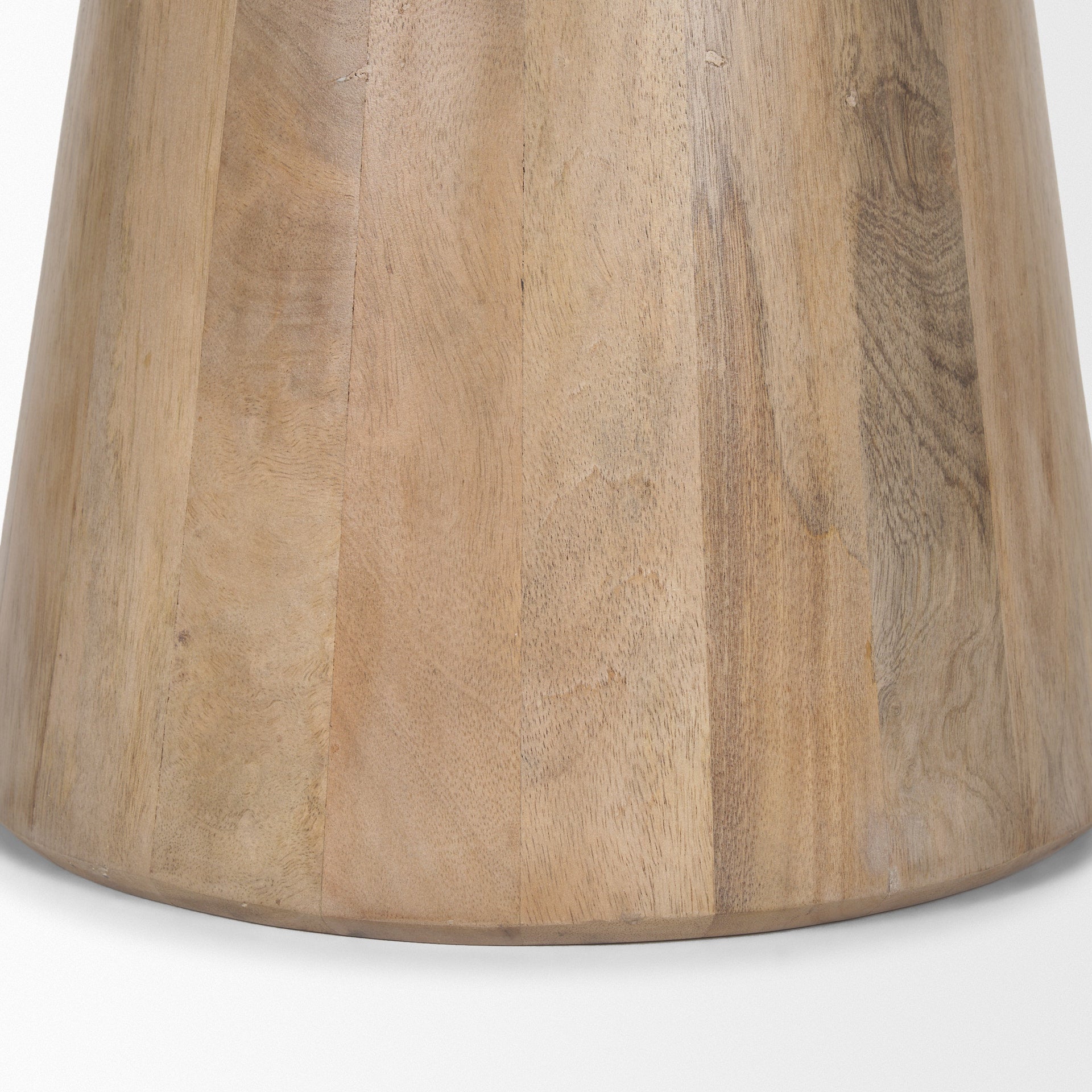 Mercana Takoda Wood Tapered Drum Accent Table