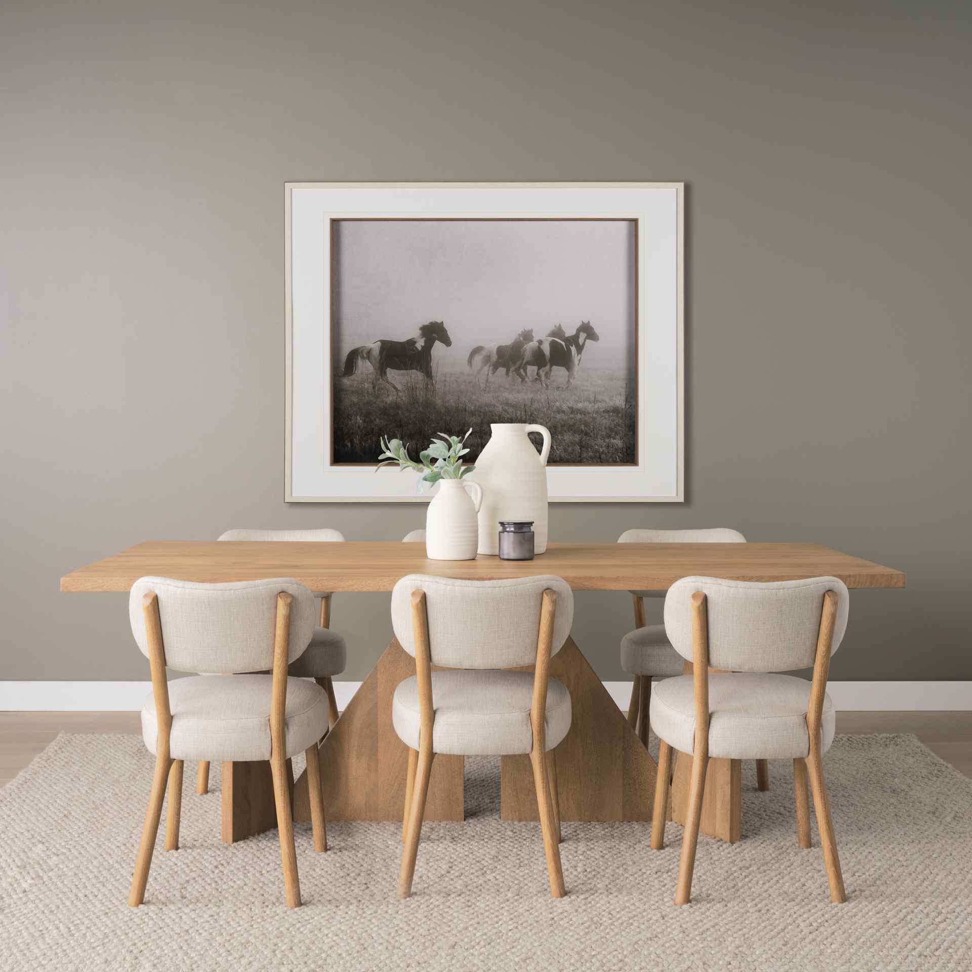 Mercana Owen Beige Fabric Dining Chair (Set of 2)