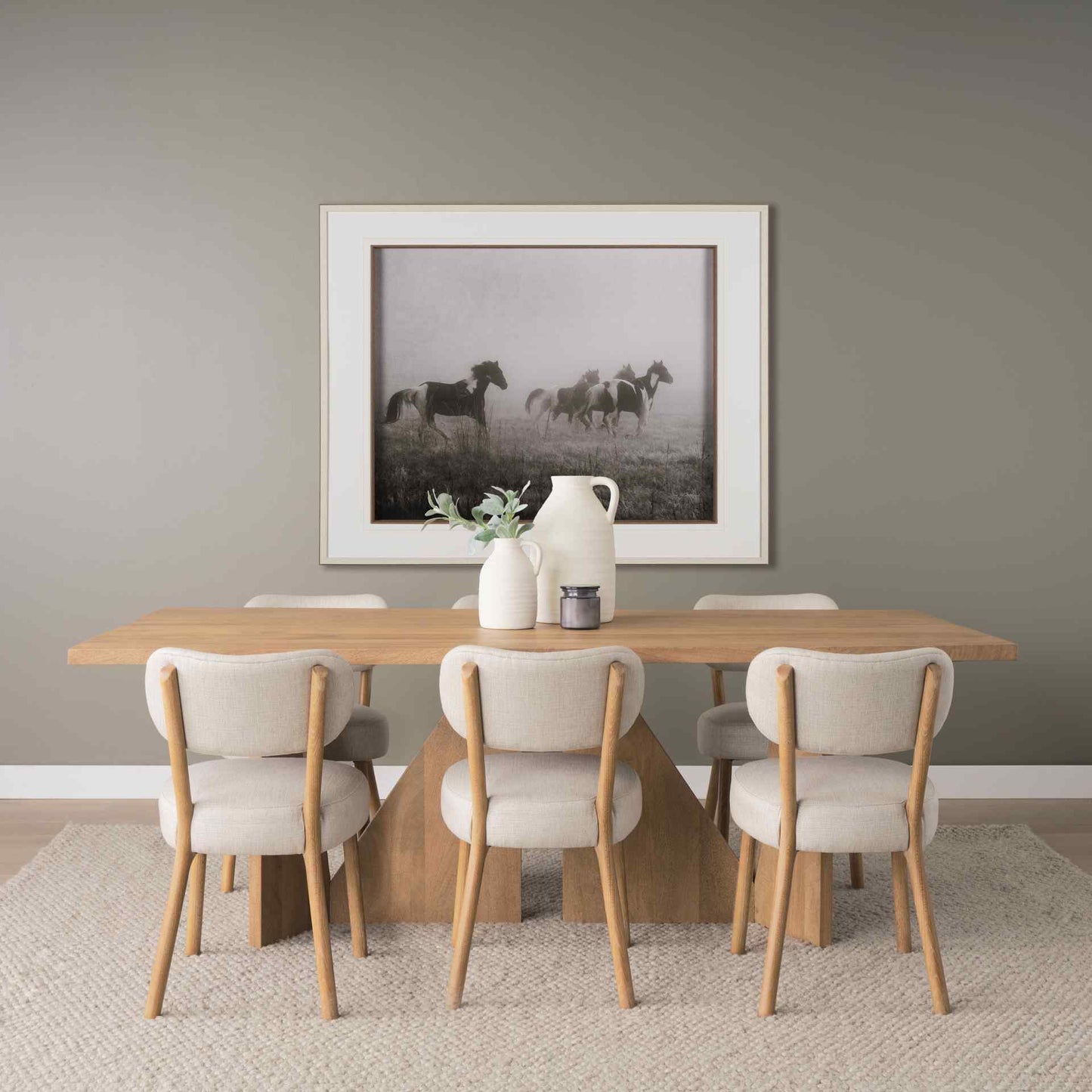 Mercana Tarro Wooden Rectangular Dining Table