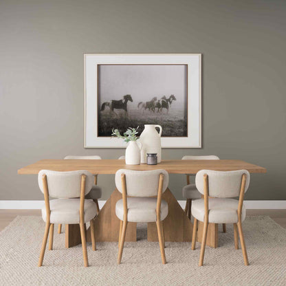 Mercana Tarro Wooden Rectangular Dining Table