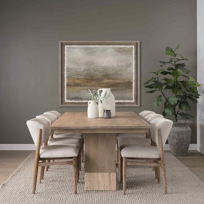 Mercana Shivon Wooden Rectangular Dining Table