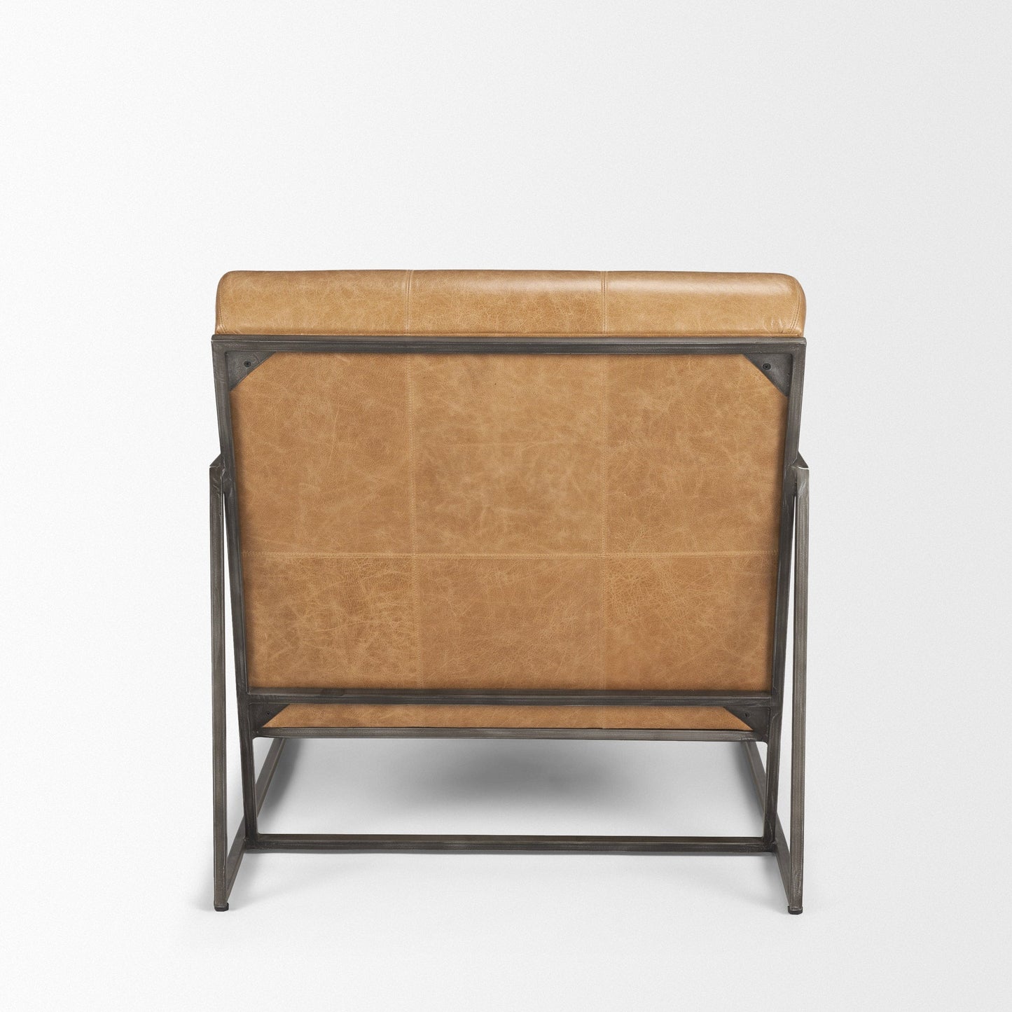 Stratton Genuine Leather Accent Chair