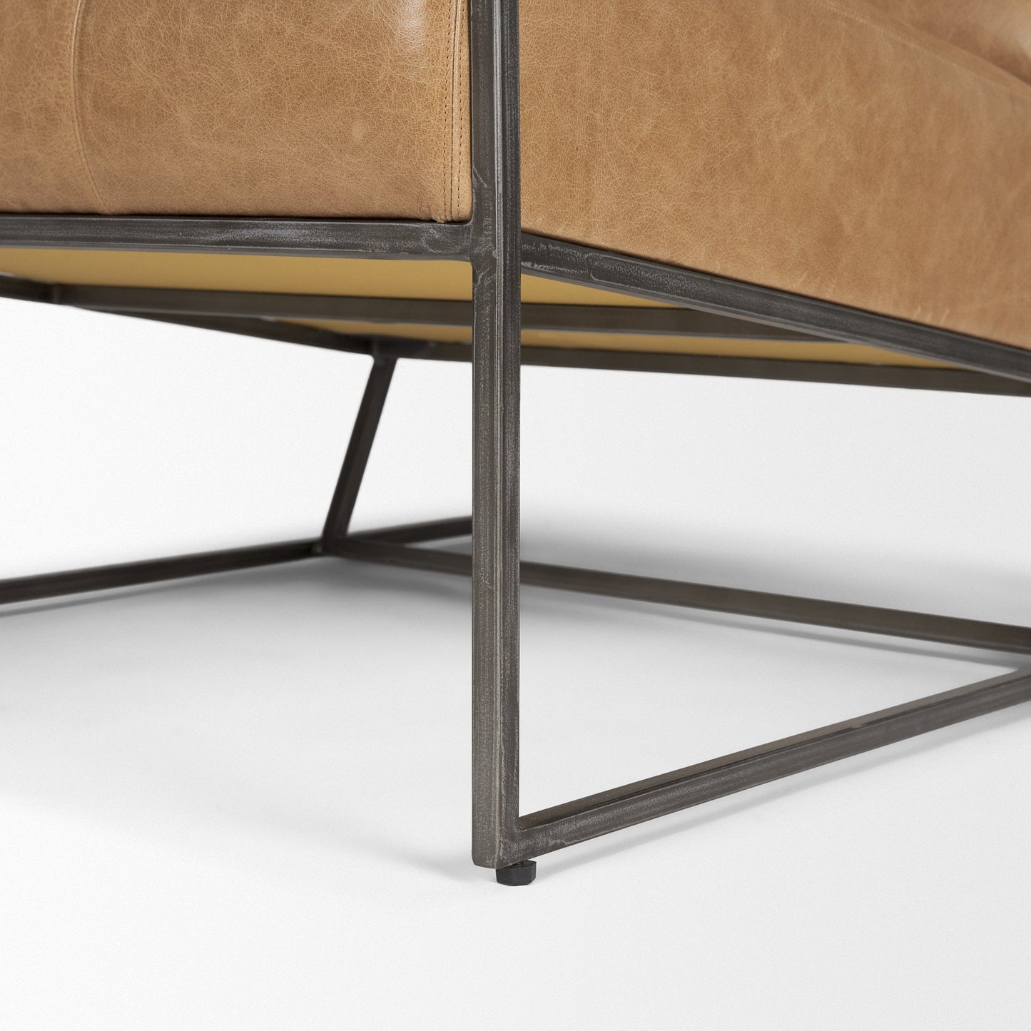 Stratton Genuine Leather Accent Chair