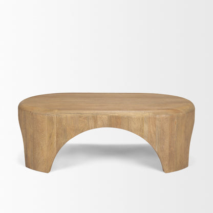 Mercana Shima Arched Legs Oval Coffee Table