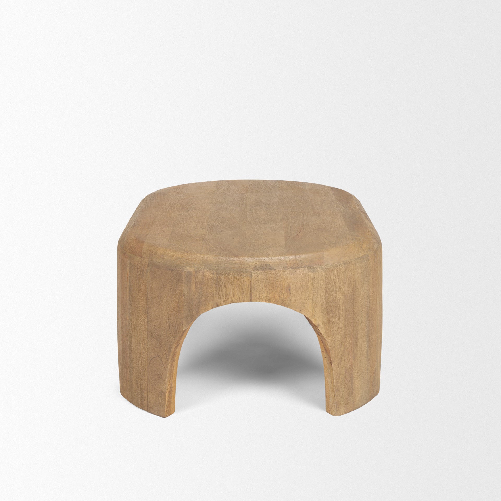 Mercana Shima Arched Legs Oval Coffee Table