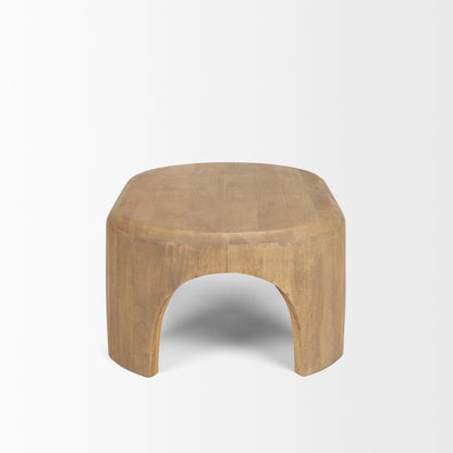 Mercana Shima Arched Legs Oval Coffee Table