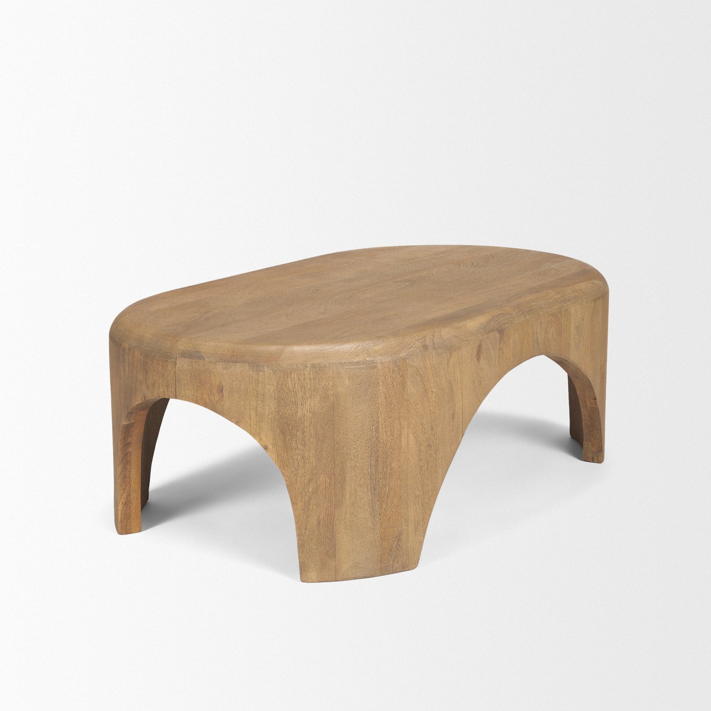 Mercana Shima Arched Legs Oval Coffee Table