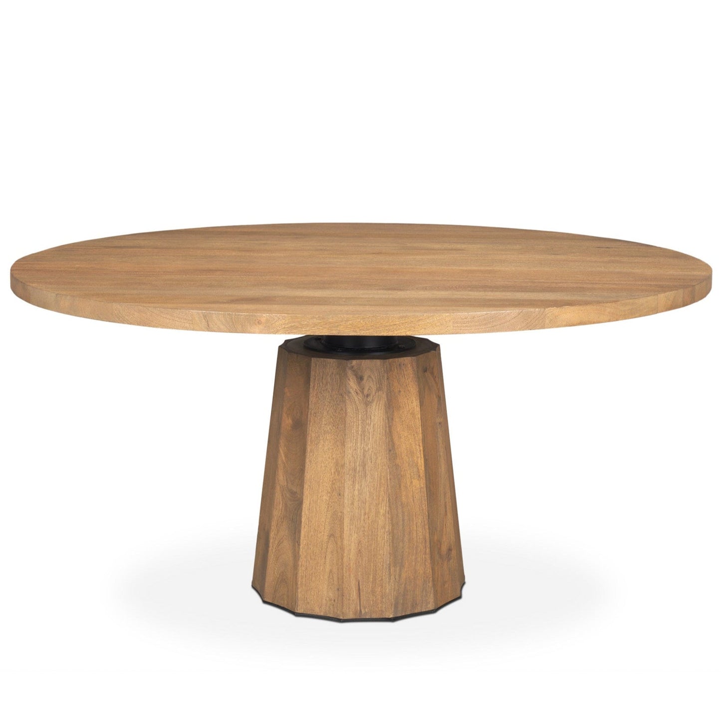 Mercana Swanson Wooden Round Pedestal Dining Table