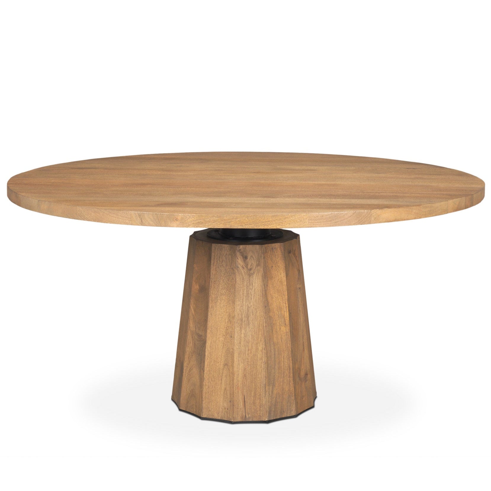 Mercana Swanson Wooden Round Pedestal Dining Table