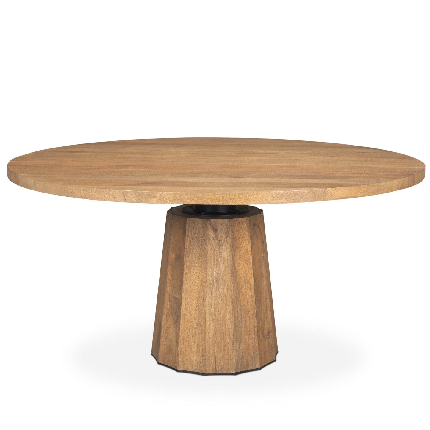 Mercana Swanson Wooden Round Pedestal Dining Table