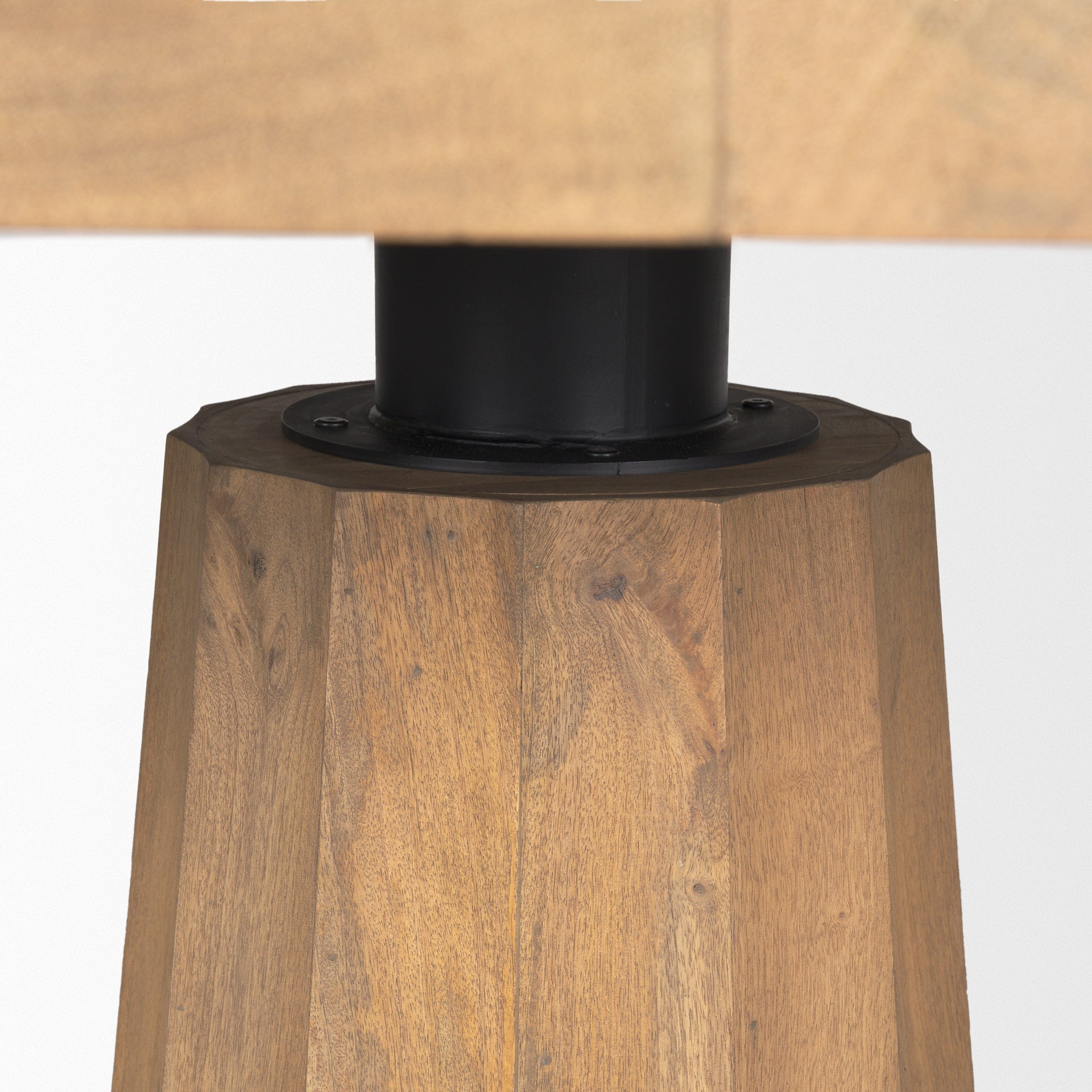 Mercana Swanson Wooden Round Pedestal Dining Table