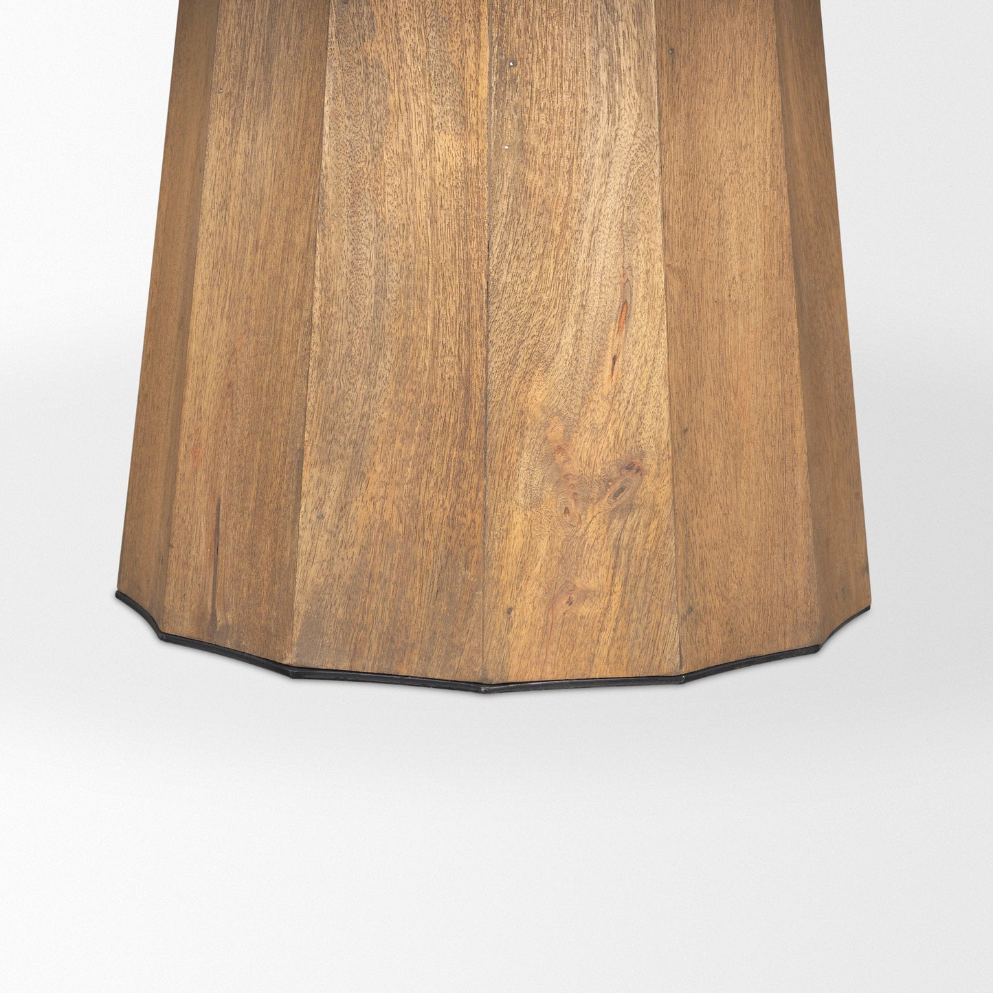 Mercana Swanson Wooden Round Pedestal Dining Table
