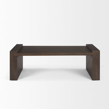 Mercana Wesson Wooden Rectangular Coffee Table