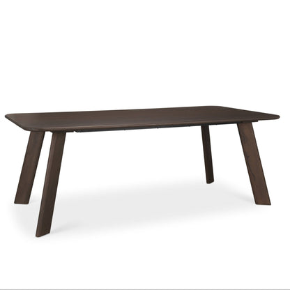 Mercana Welborn Dark Brown Wood Dining Table