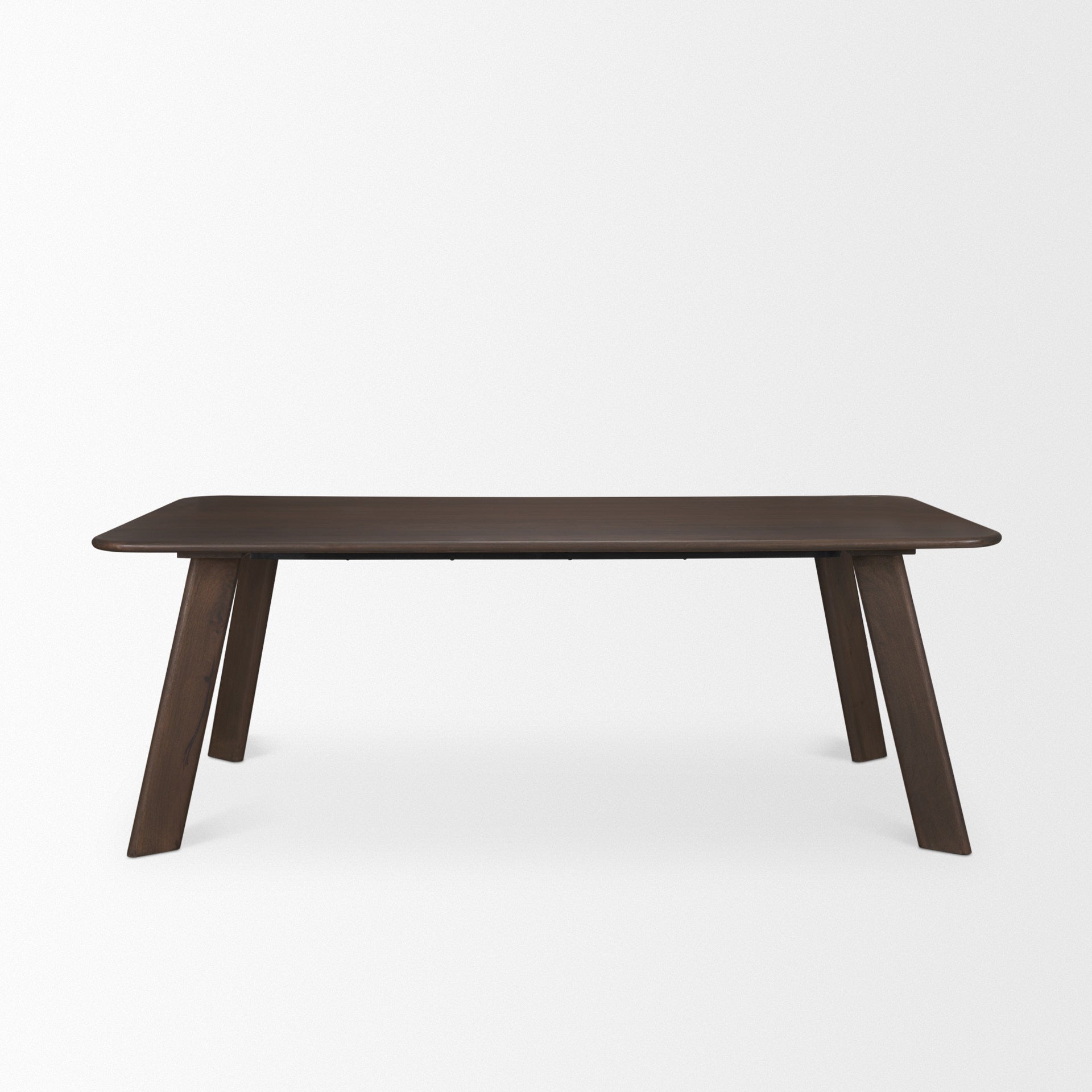 Mercana Welborn Dark Brown Wood Dining Table