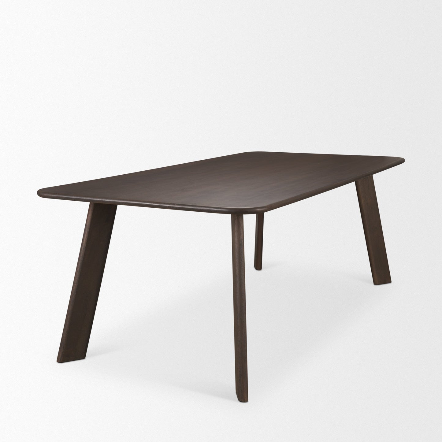 Mercana Welborn Dark Brown Wood Dining Table