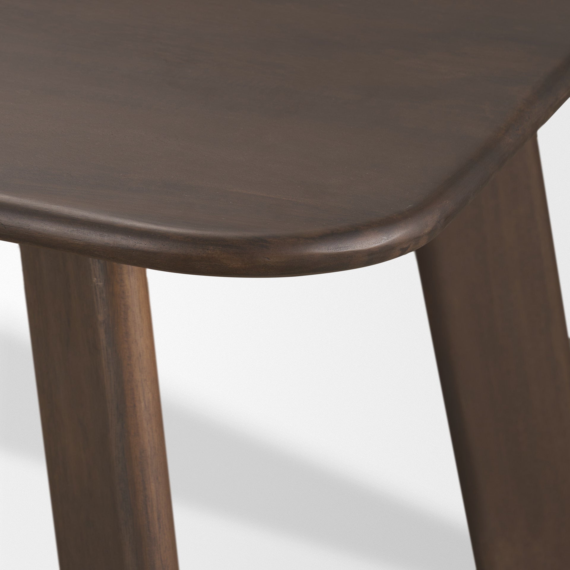 Mercana Welborn Dark Brown Wood Dining Table