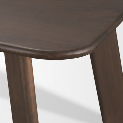 Mercana Welborn Dark Brown Wood Dining Table