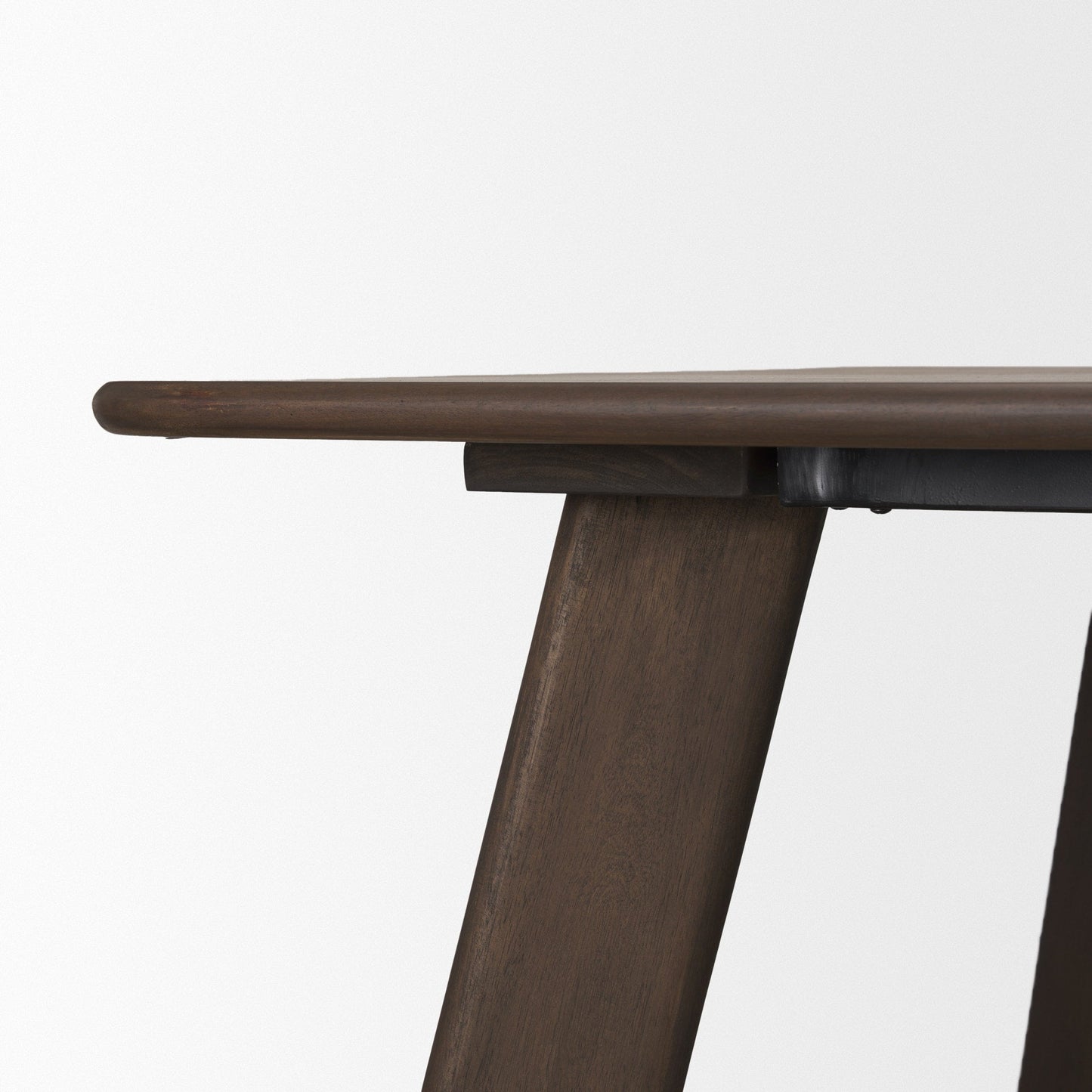 Mercana Welborn Dark Brown Wood Dining Table