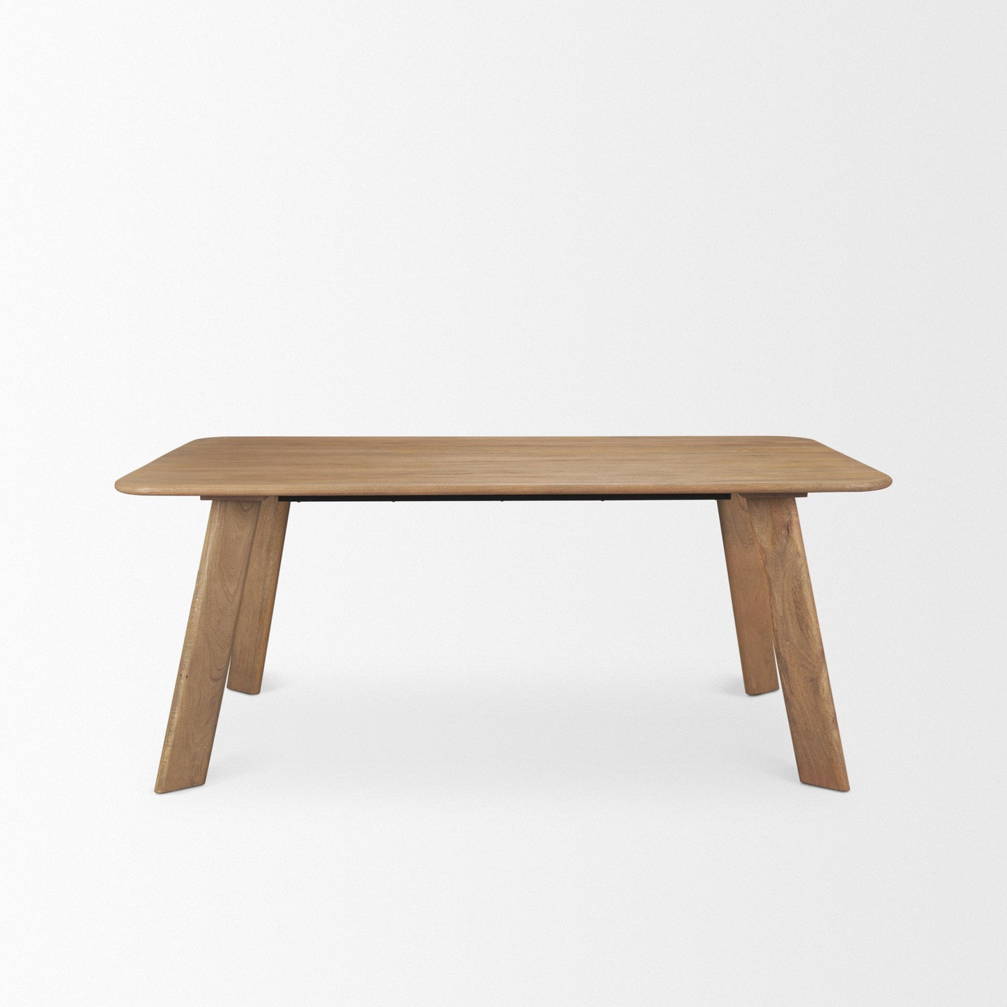Mercana Welborn Dark Brown Wood Dining Table
