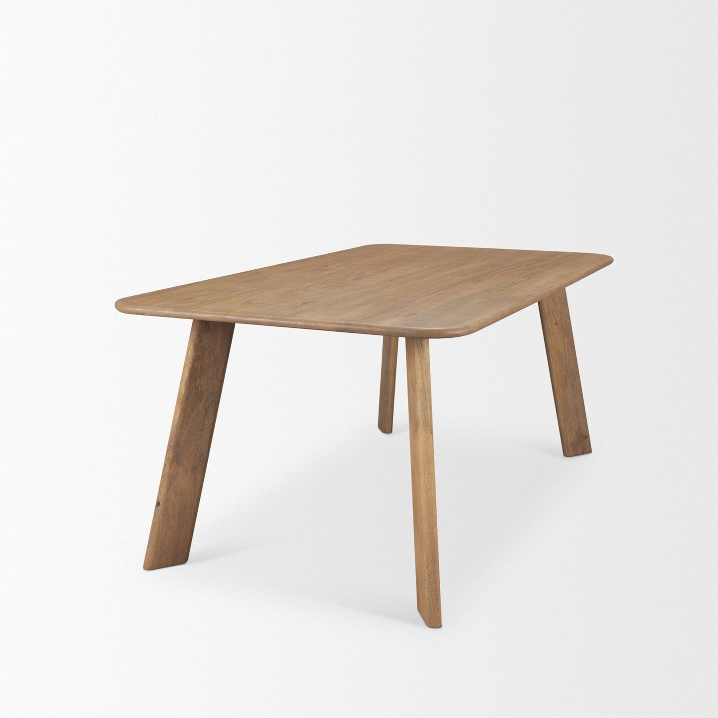 Mercana Welborn Dark Brown Wood Dining Table