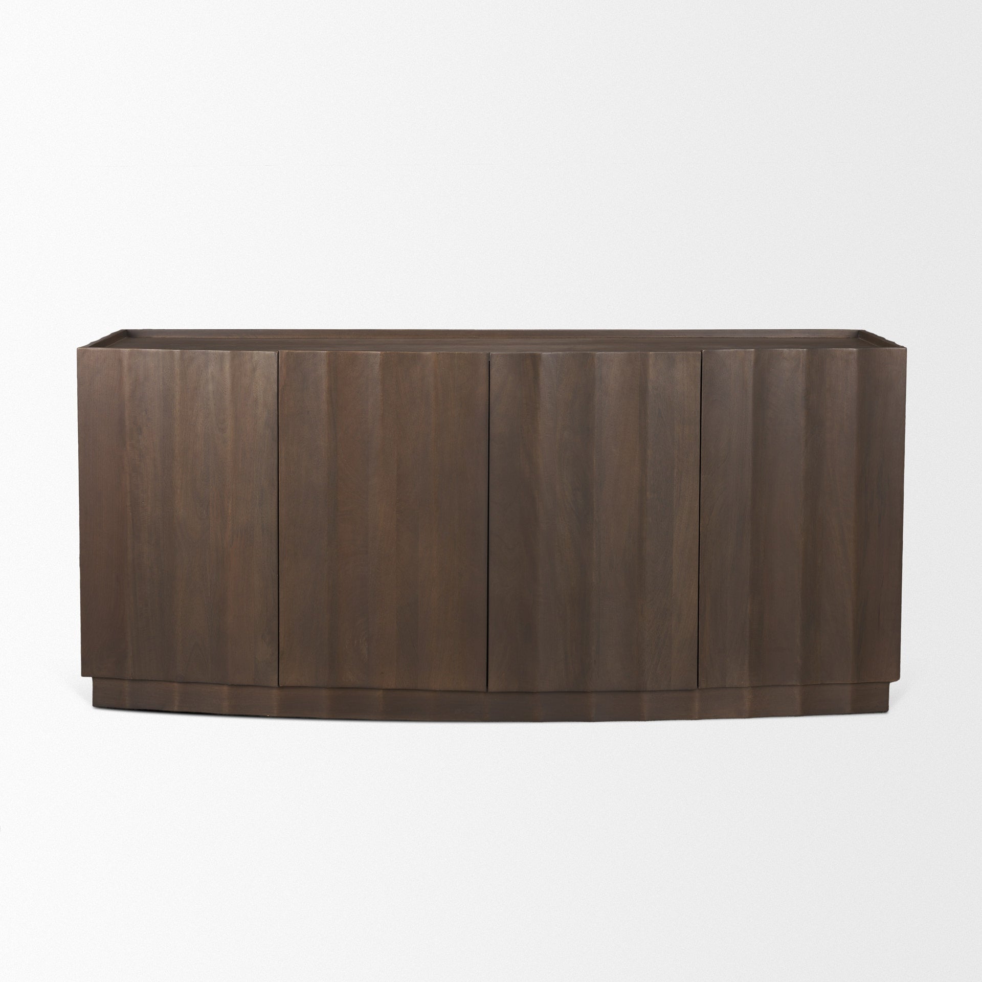 Mercana Swanson Wooden Brown Scalloped Sideboard