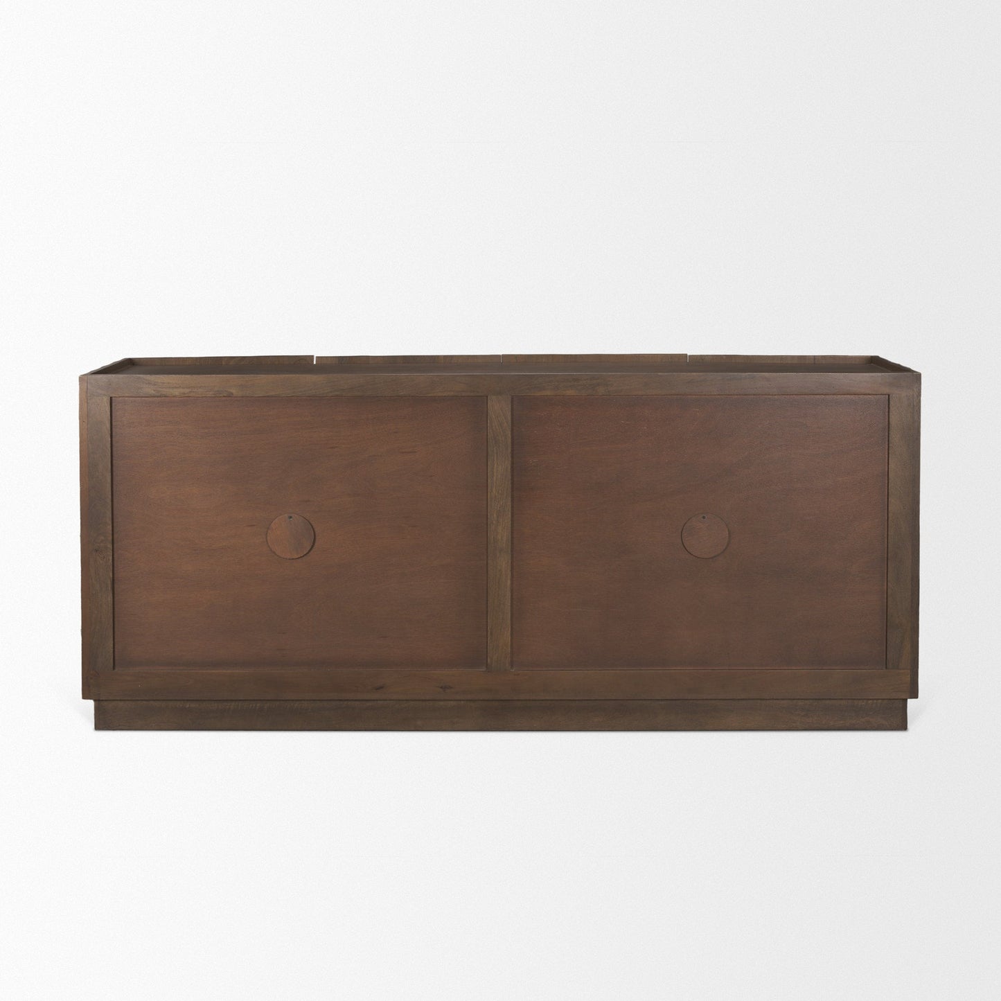 Mercana Swanson Wooden Brown Scalloped Sideboard