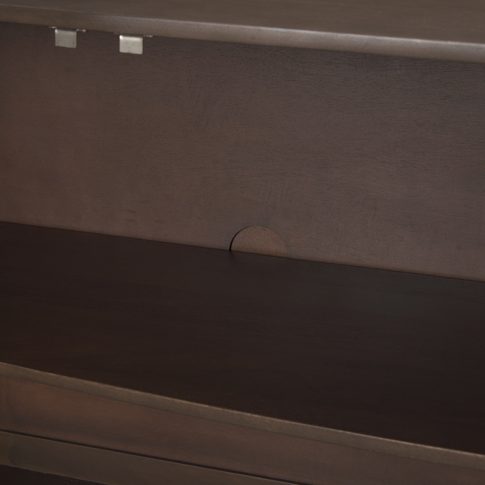 Mercana Swanson Wooden Brown Scalloped Sideboard