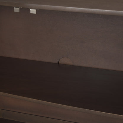 Mercana Swanson Wooden Brown Scalloped Sideboard
