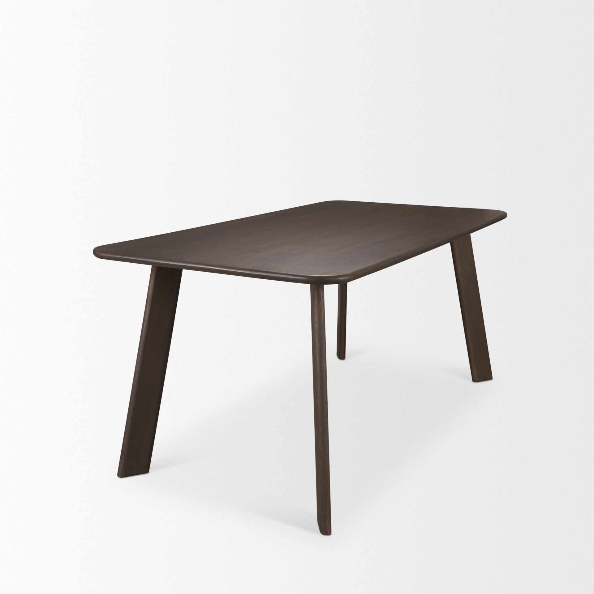 Mercana Welborn Dark Brown Wood Dining Table