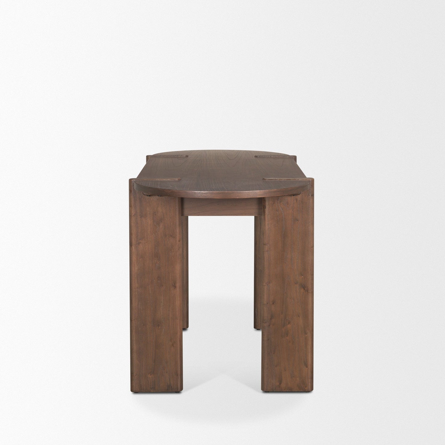 Sohan Dark Brown Wood Oblong Desk