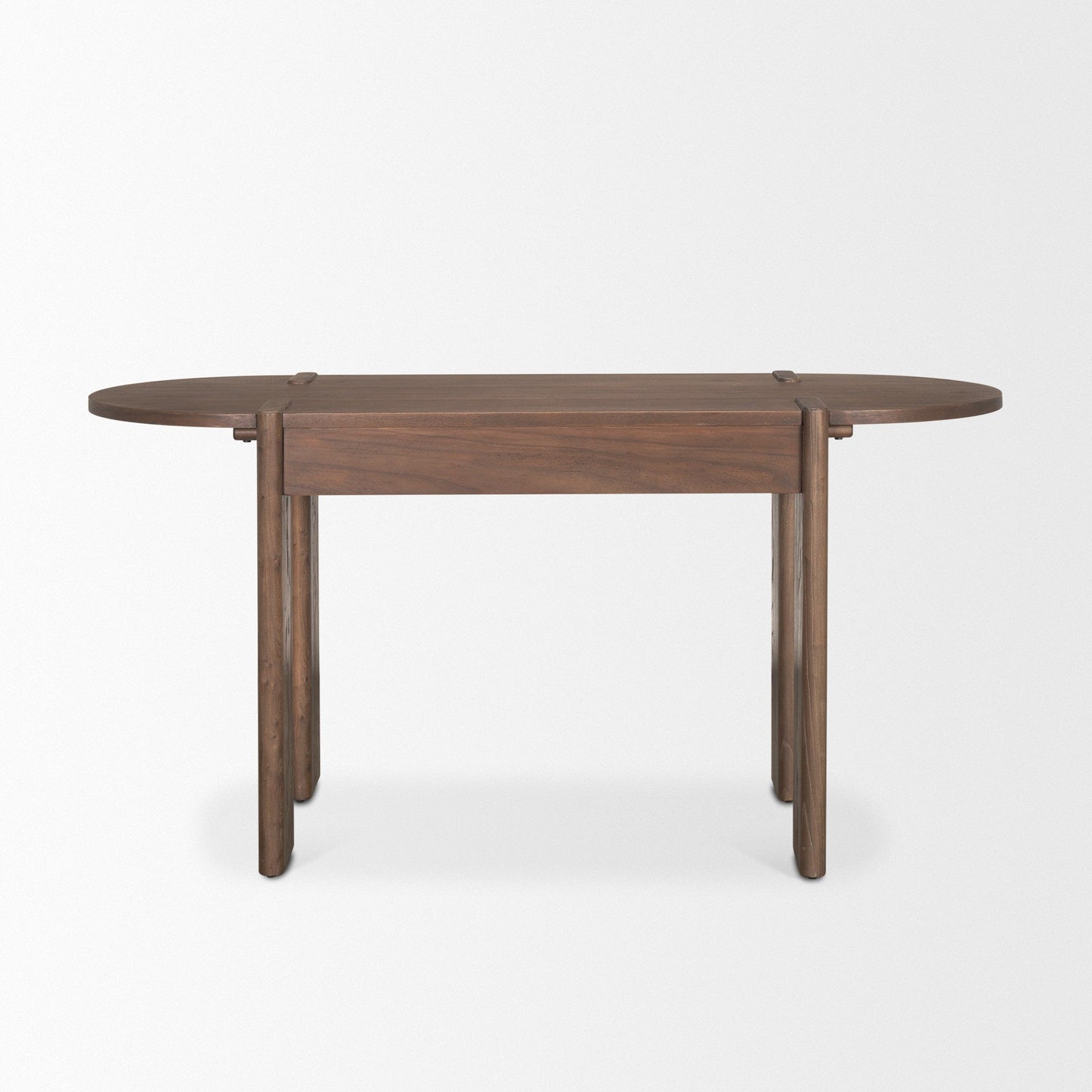 Sohan Dark Brown Wood Oblong Desk