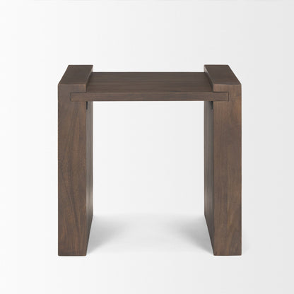 Mercana Wesson Wooden Rectangular Accent Table