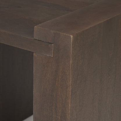 Mercana Wesson Wooden Rectangular Accent Table