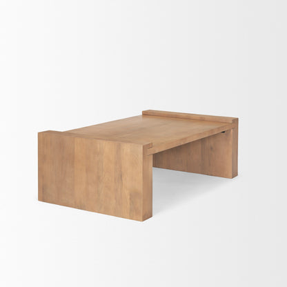 Mercana Wesson Wooden Rectangular Coffee Table