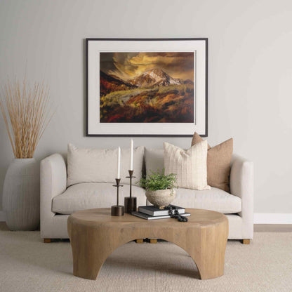 Mercana Shima Arched Legs Oval Coffee Table