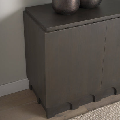 Wagner Wooden Arched Accent Cabinet