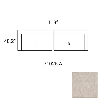 Warner Performance Fabric Loveseat