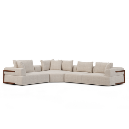 Warner Performance Fabric Sectional Sofa