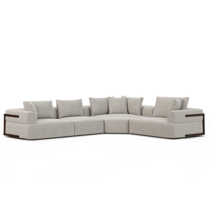 Warner Performance Fabric Sectional Sofa