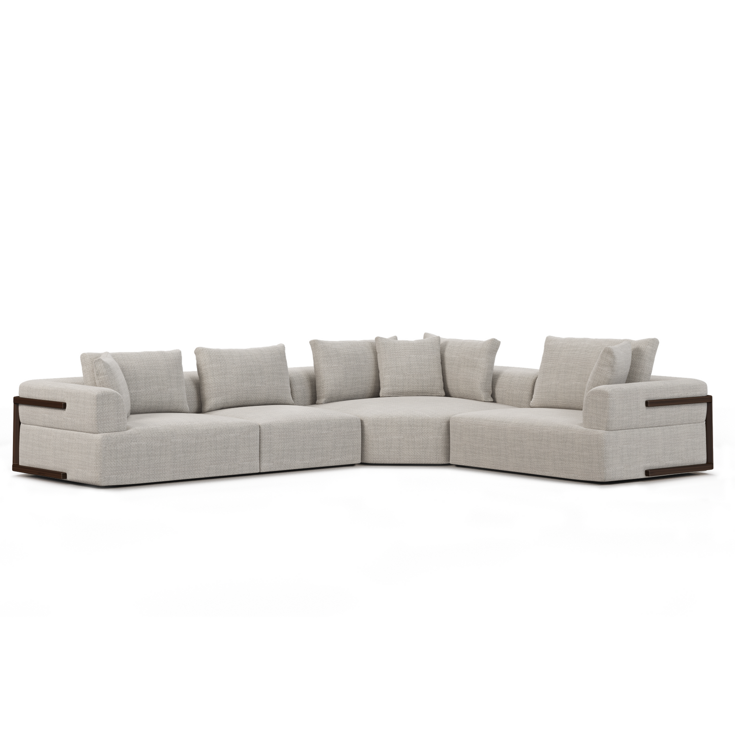 Warner Performance Fabric Sectional Sofa