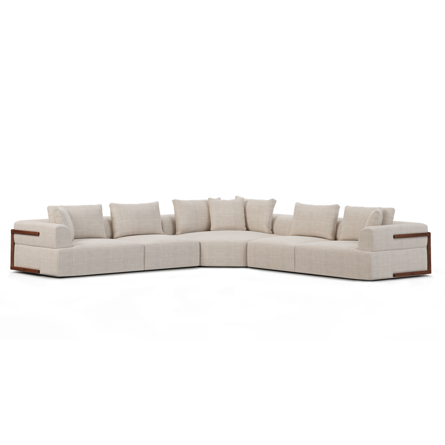 Warner Four Seater Sectional Sofa with Corner